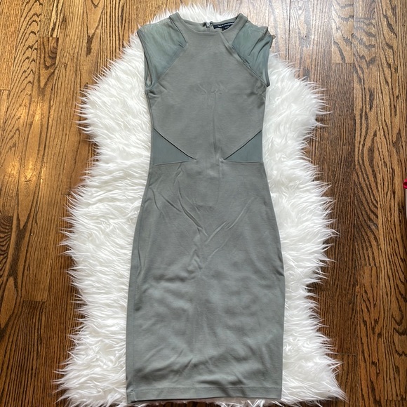 French Connection dress like new with mesh details - Picture 2 of 10